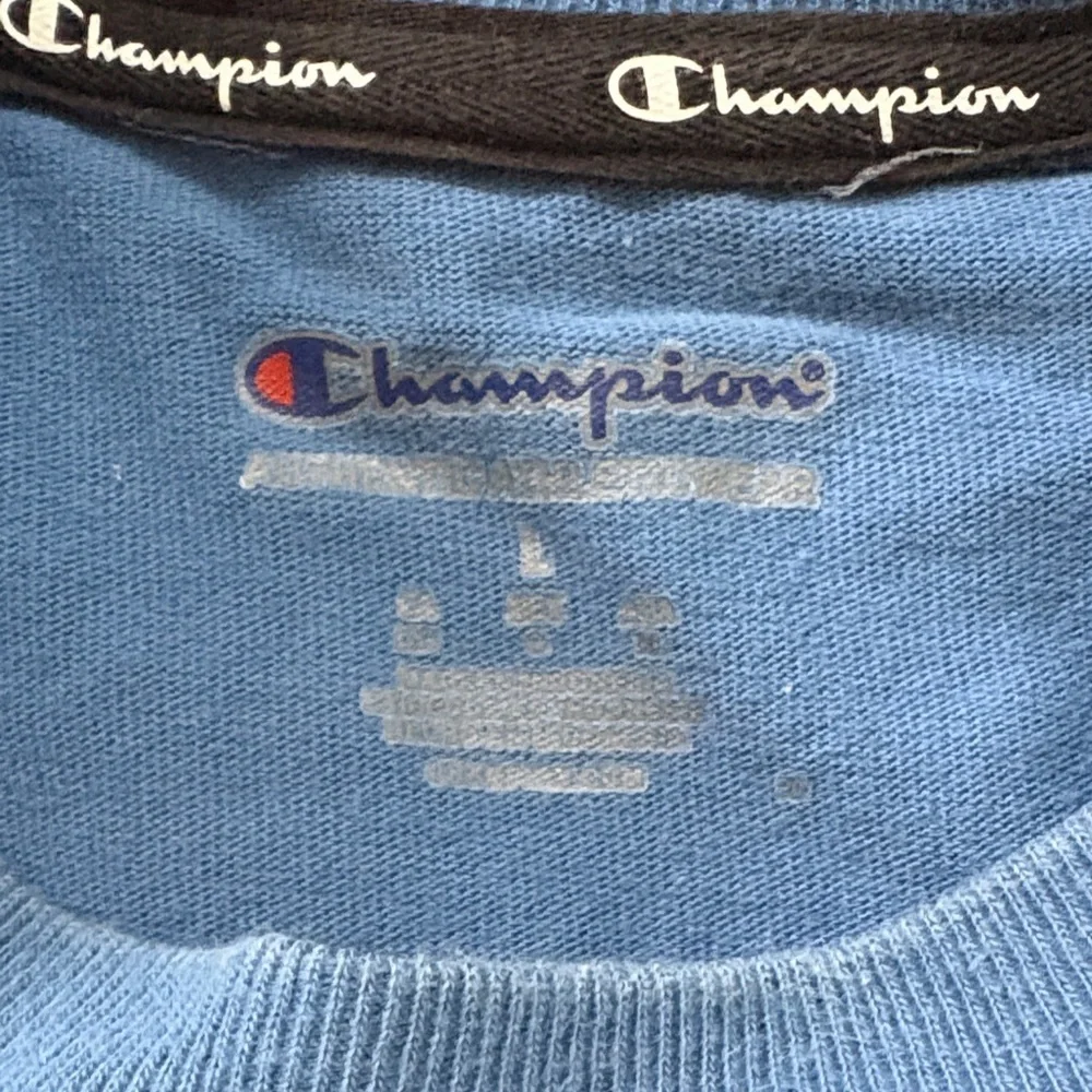 Champion Blue middleweight hybrid crewneck sweatshirt size large
